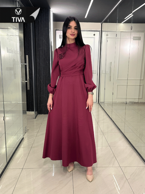 ⁦فستان انيق ربط - تألقي بإطلالة ساحرة⁩ - الصورة ⁦2⁩